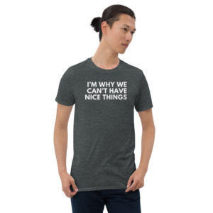 Why We Can't Have Nice Things T-Shirt